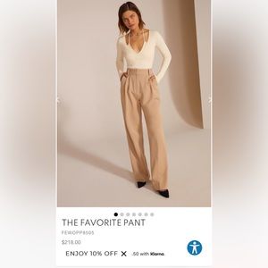 Favorite Daughter Pants true to size